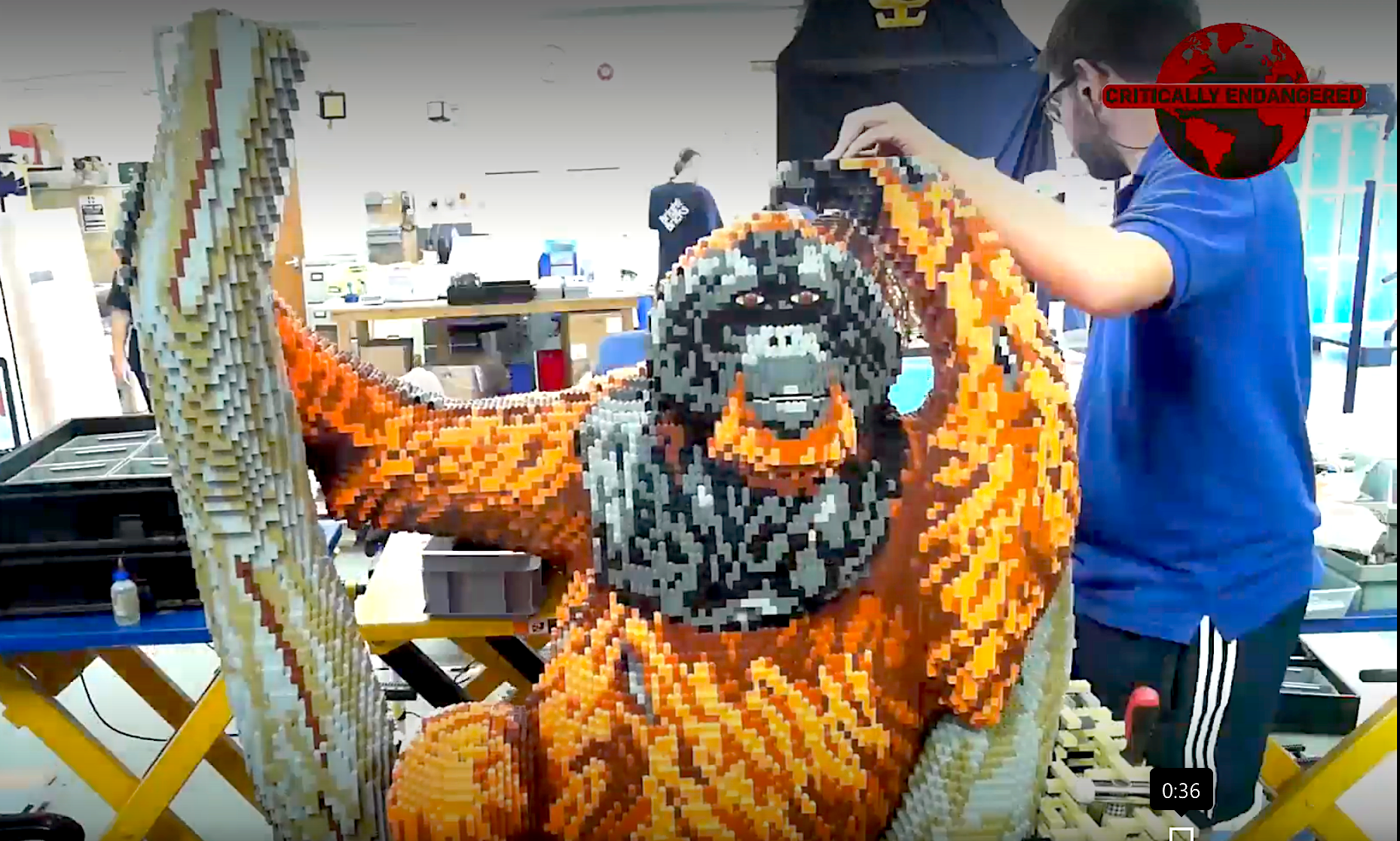 „Briklive Gorilla“ pastatymo nuotrauka